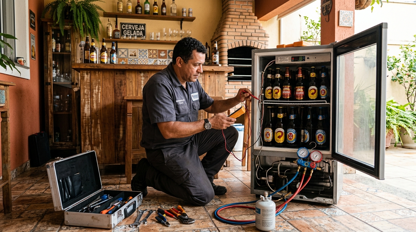 Recarga de gás em cervejeira em Joinville‑SC